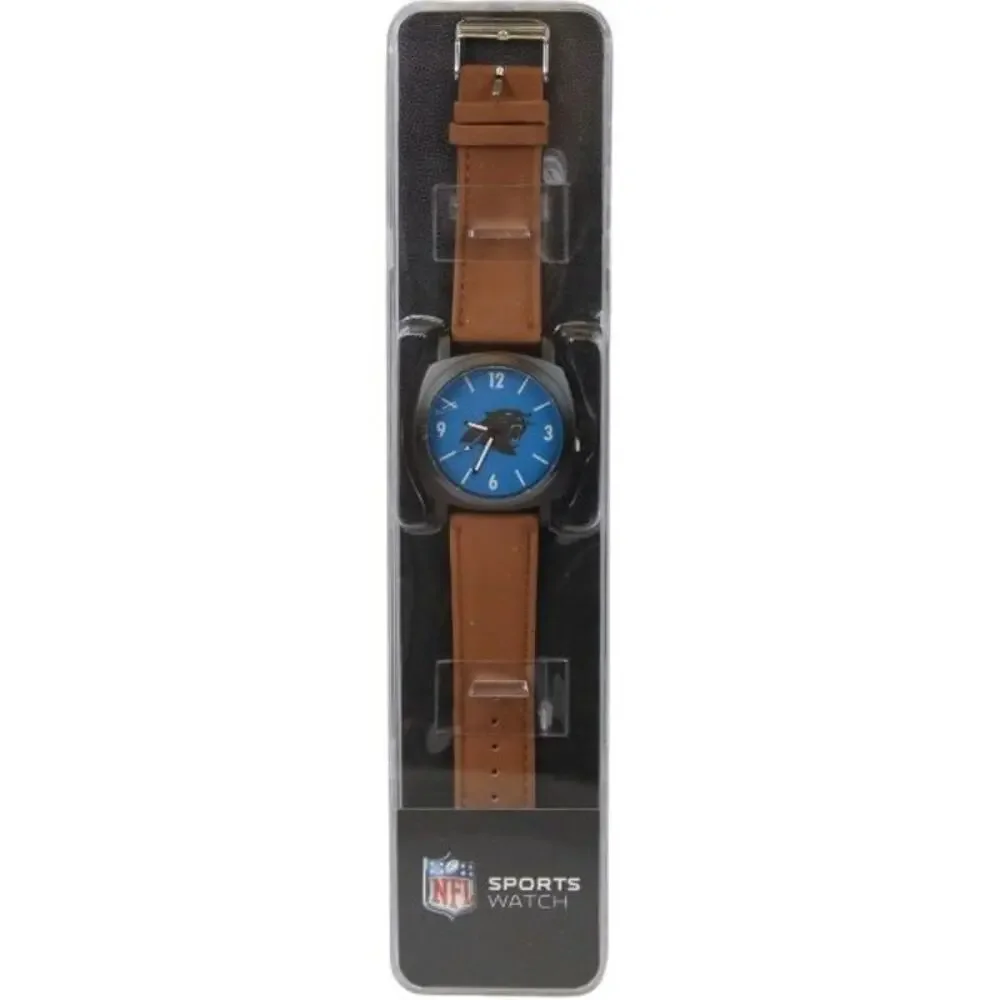 NFL Panthers Sparo Knight Watch Jewelry Rico Wrist Band Carolina Black New